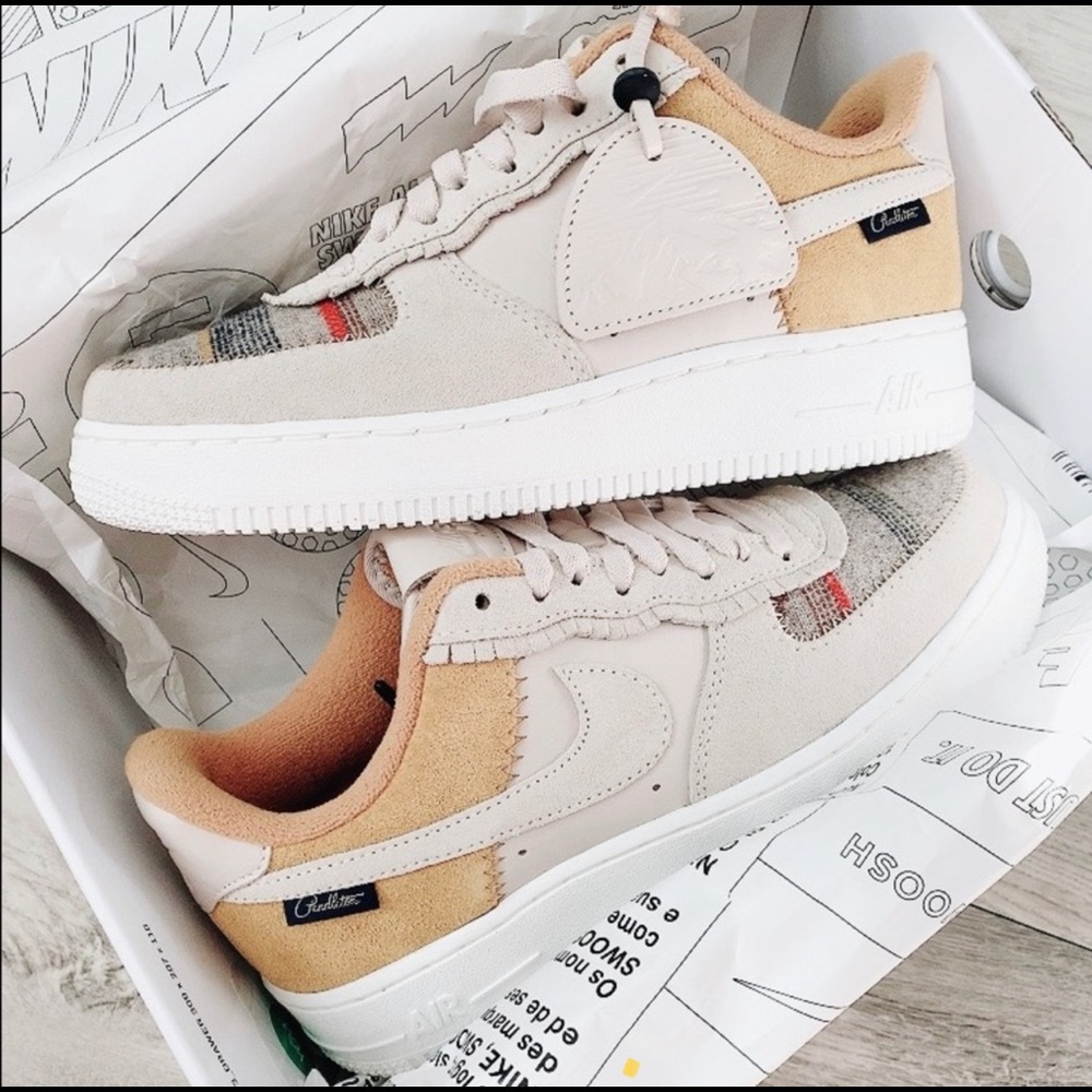 - Nike Air Force 1 low, Pendleton edition custom made NIB, size 7.5